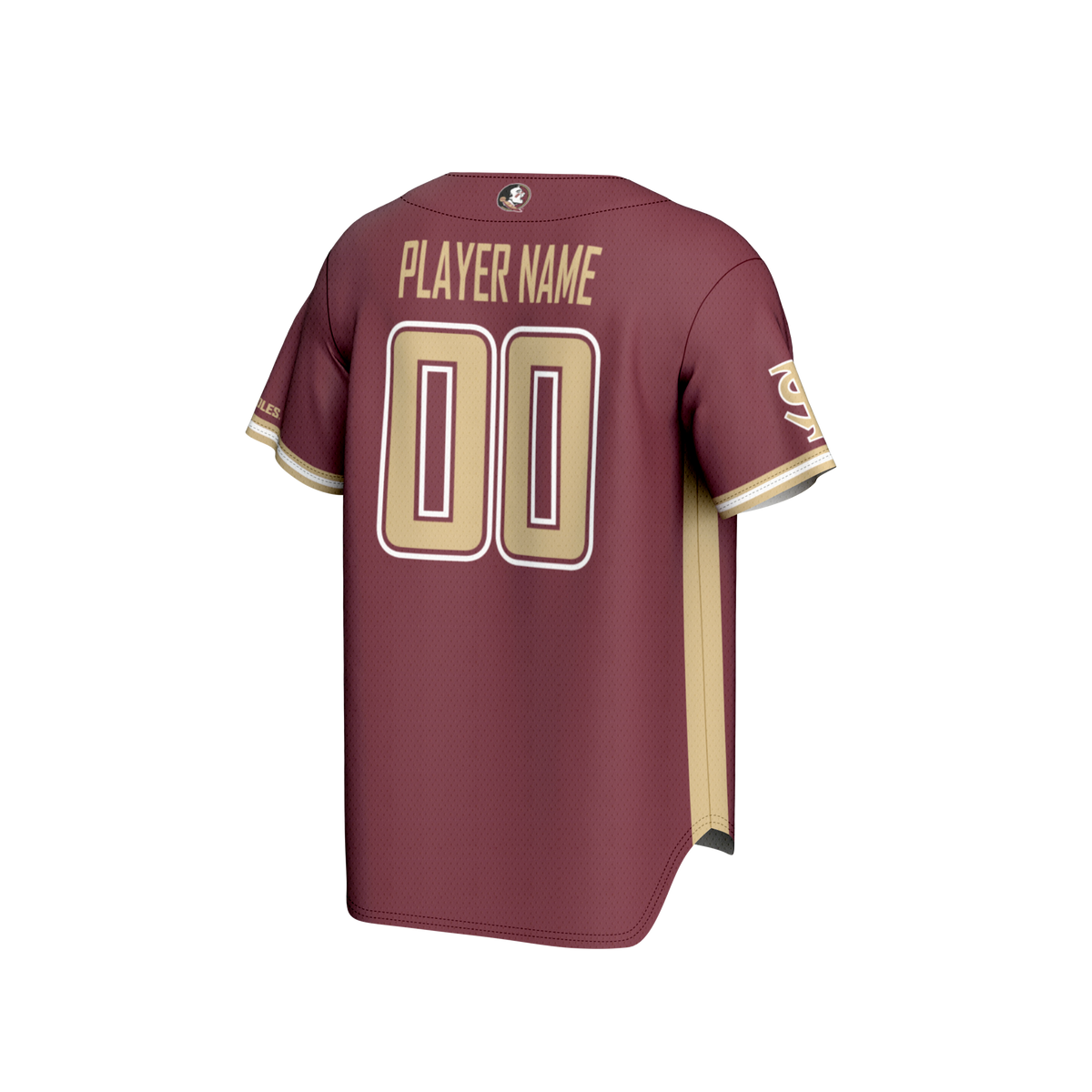 Florida State Seminoles NIL Pick-A-Player Lightweight Baseball Jersey - Garnet