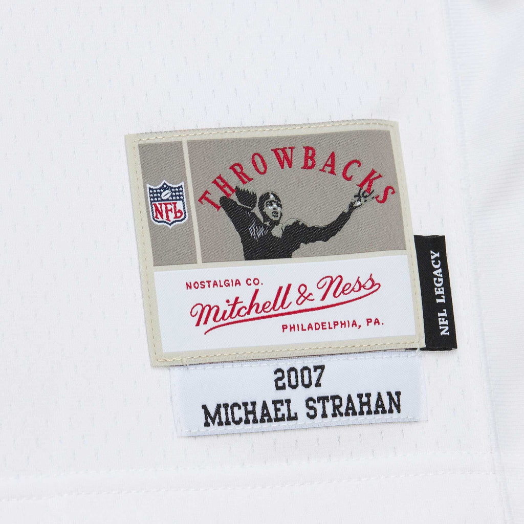 New York Giants Michael Strahan White Legacy Replica Jersey