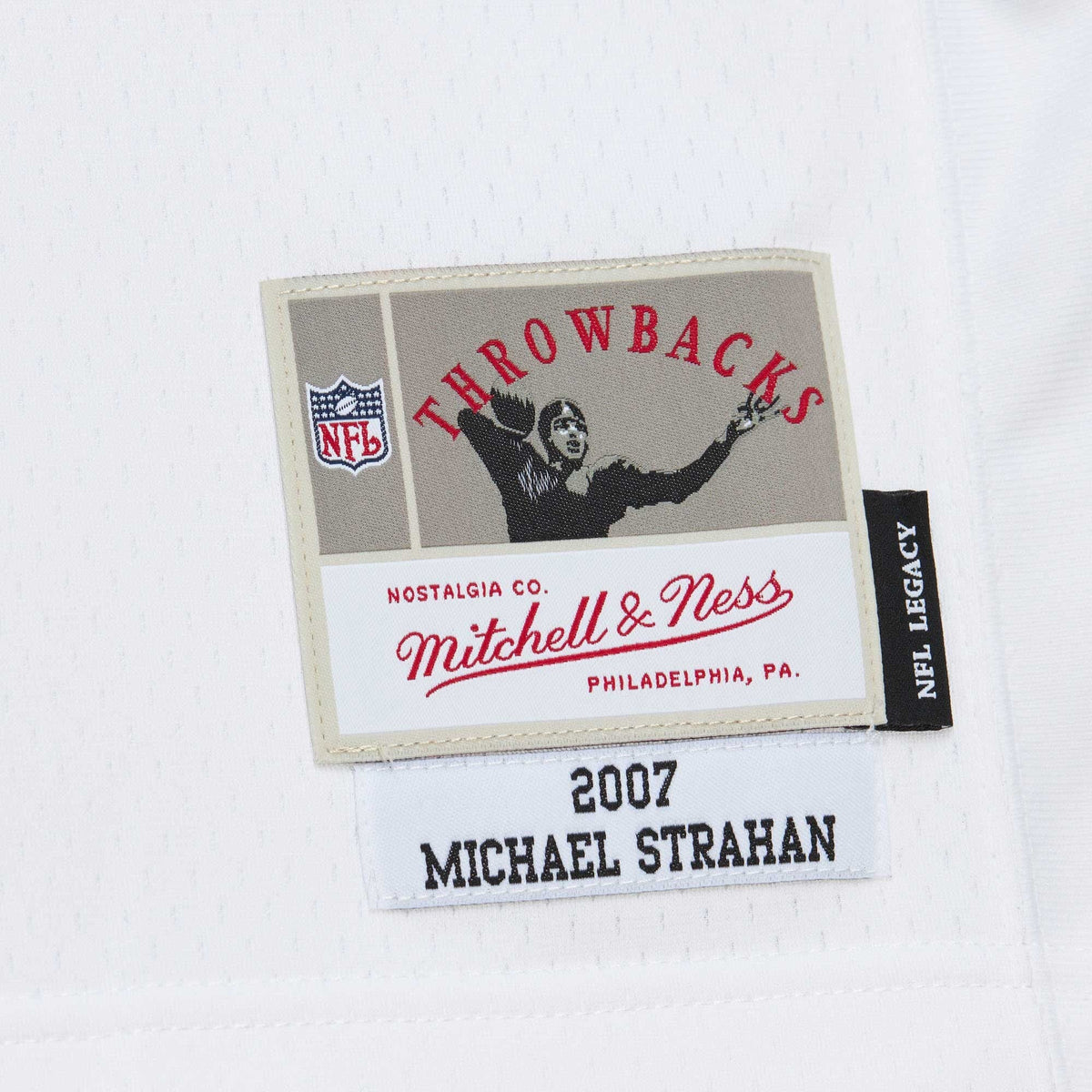 New York Giants Michael Strahan White Legacy Replica Jersey