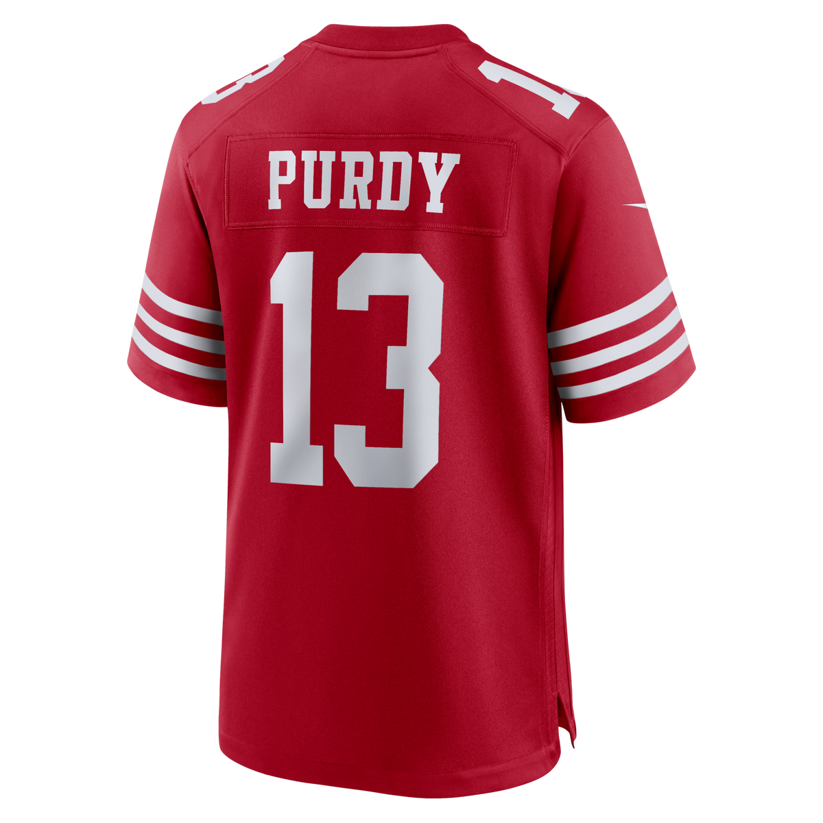 San Francisco 49ers Brock Purdy Scarlet 80th Anniversary Game Jersey