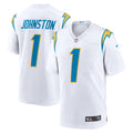 Los Angeles Chargers Quentin Johnston White Away Game Jersey