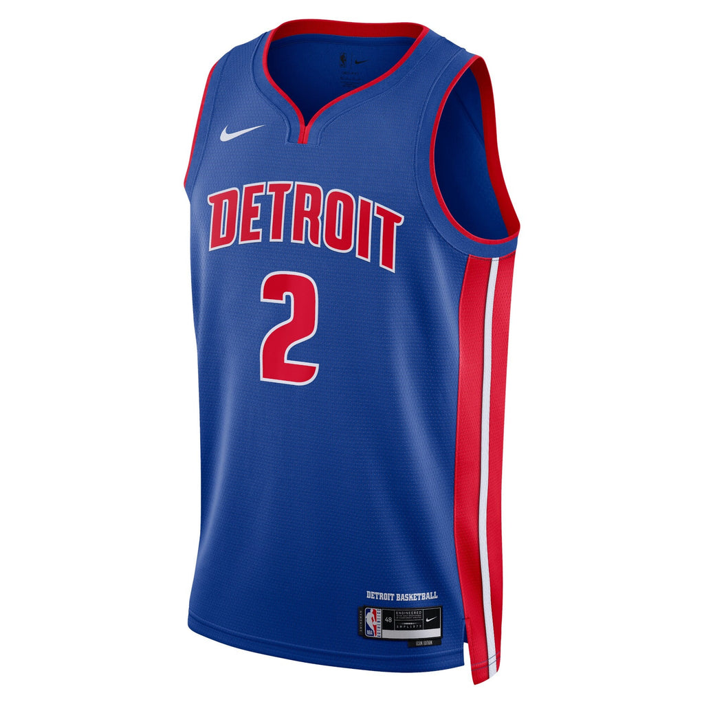 Detroit Pistons Icon Edition Swingman Jersey - Blue - Cade Cunningham
