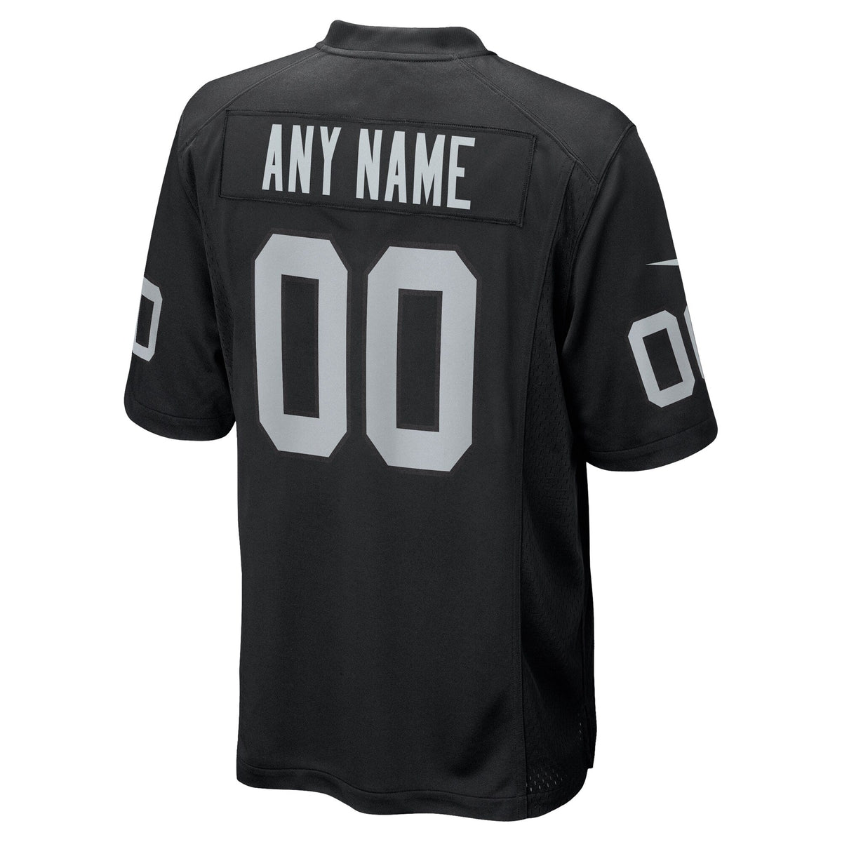 Las Vegas Raiders Black Custom Game Jersey