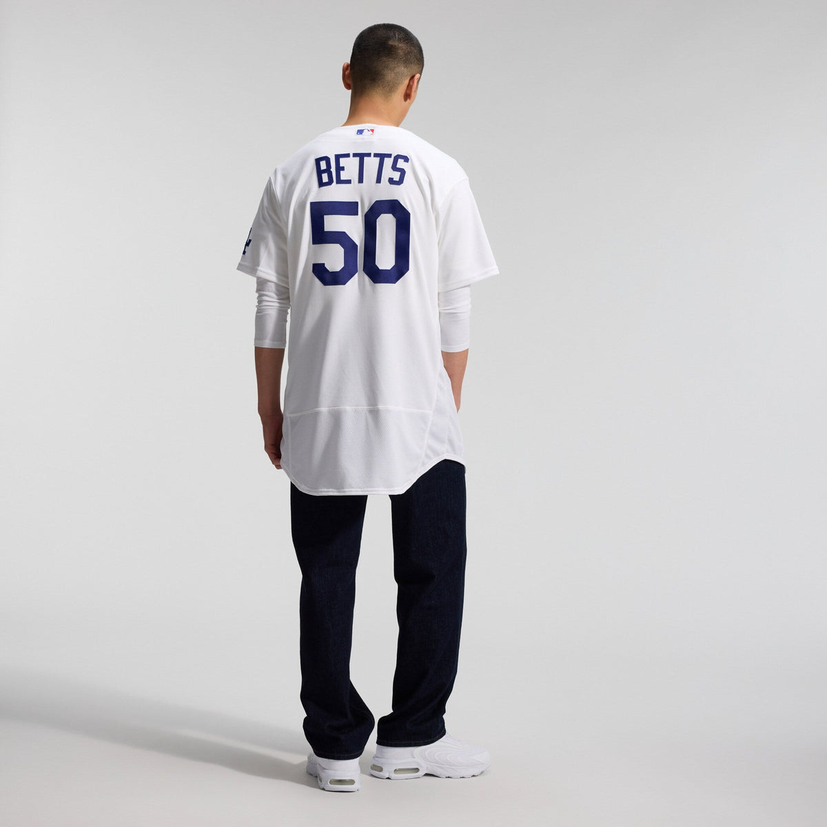 Los Angeles Dodgers Mookie Betts White Home Authentic Jersey