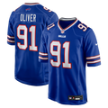 Buffalo Bills Ed Oliver Royal Team Game Player Jersey
