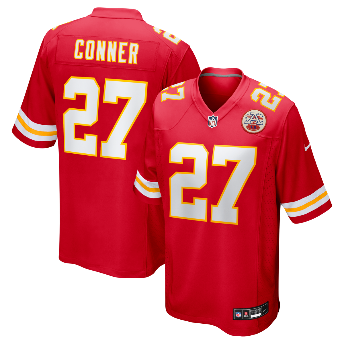 Kansas City Chiefs Chamarri Conner Red Game Jersey