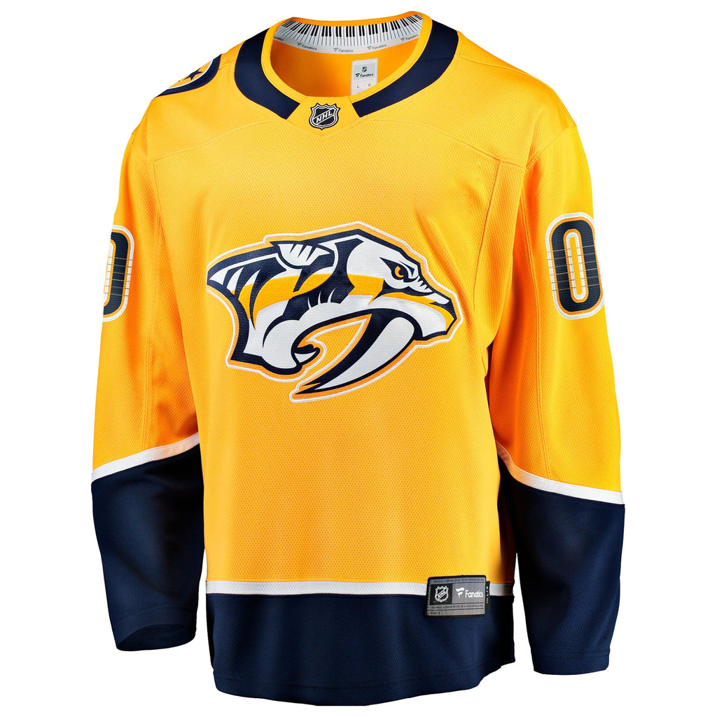 Nashville Predators Gold Home Breakaway Custom Jersey