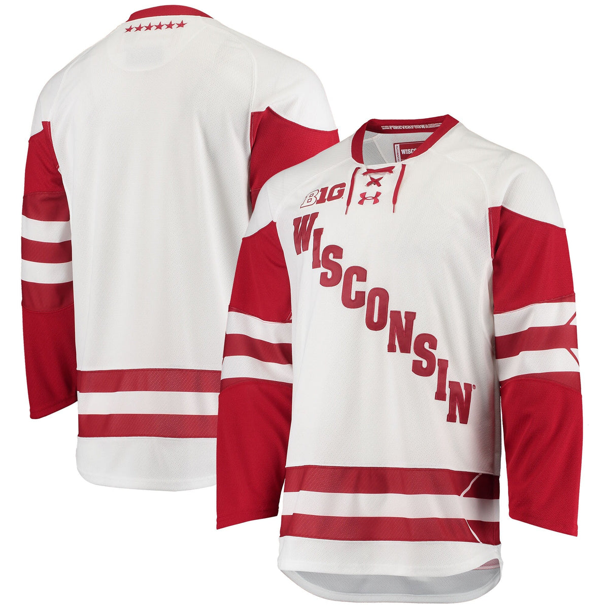 Wisconsin Badgers Replica Hockey Jersey - White