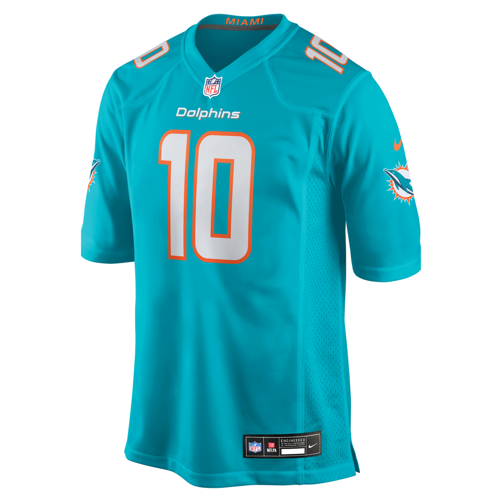Miami Dolphins Jacob Rodriguez Aqua Game Jersey