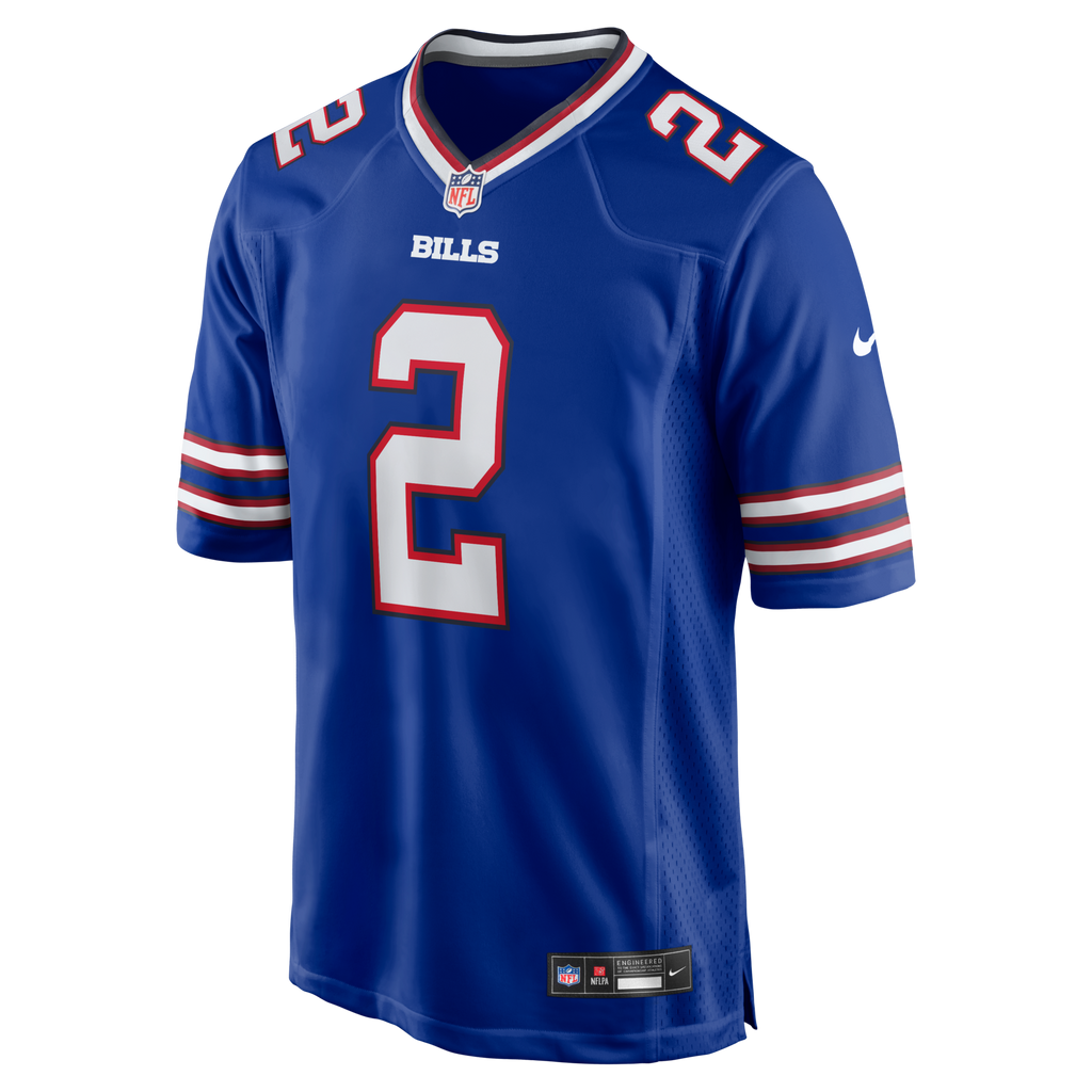 Buffalo Bills Tyler Bass Royal Game Player Jersey
