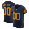 Green Bay Packers Navy Alternate Vapor F.U.S.E. Elite Custom Jersey
