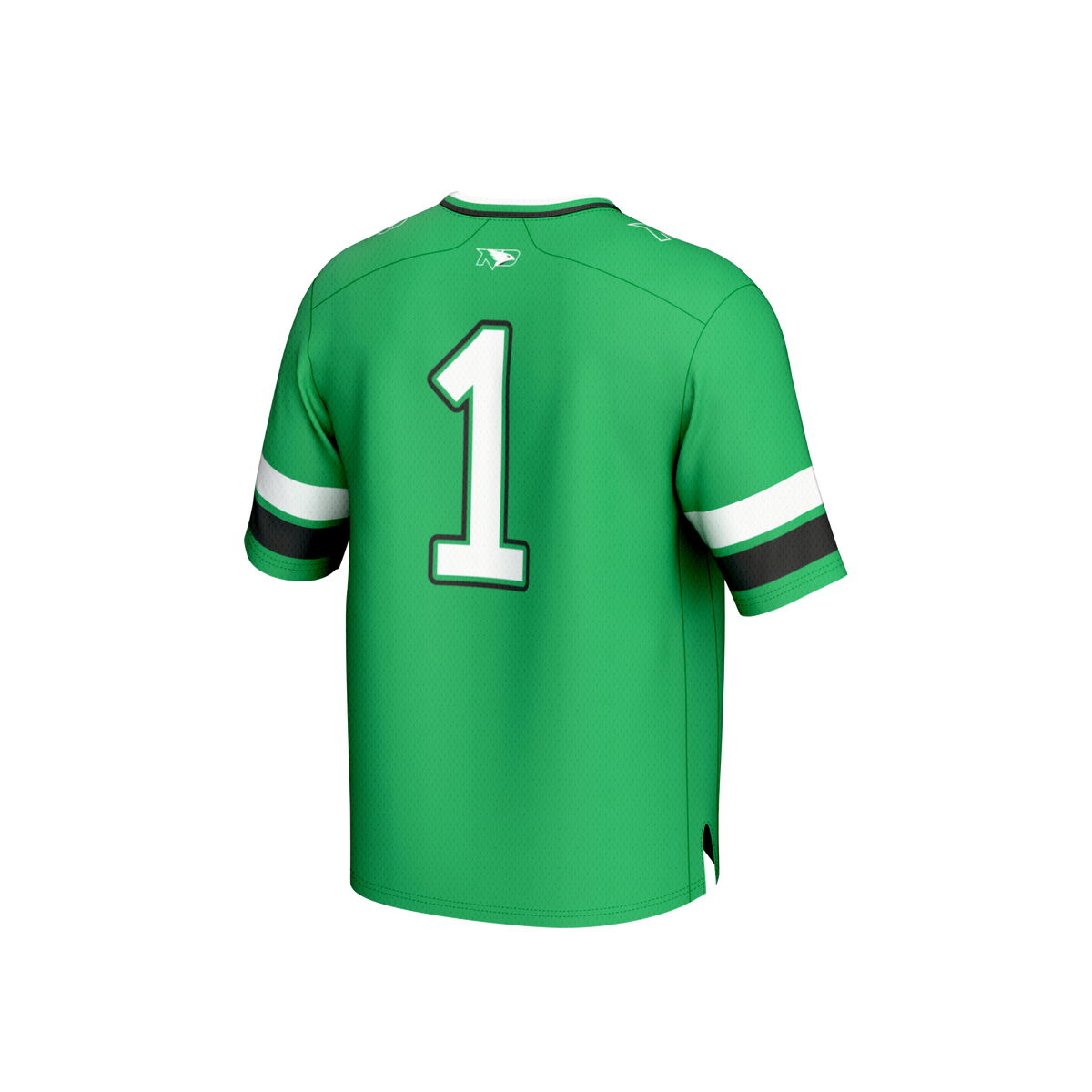 #1 North Dakota Lightweight Collegiate Football Fashion Jersey - Kelly Green