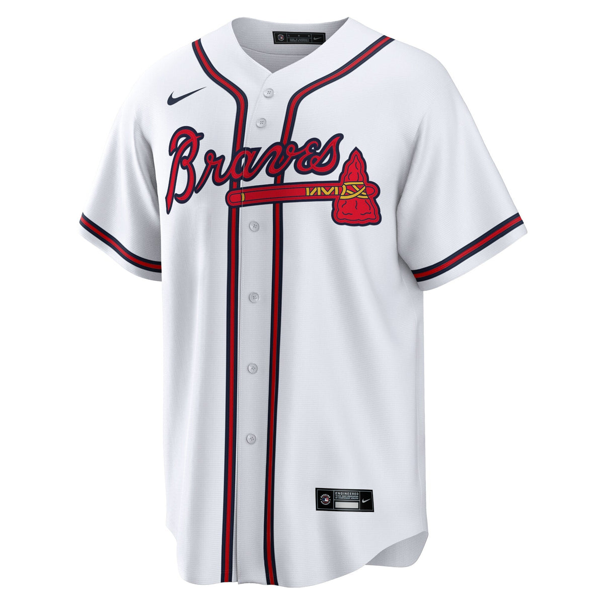 Atlanta Braves Austin Riley White Home Replica Player Jersey