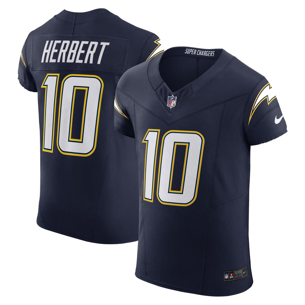 Los Angeles Chargers Justin Herbert Navy Alternate Vapor F.U.S.E. Elite Jersey