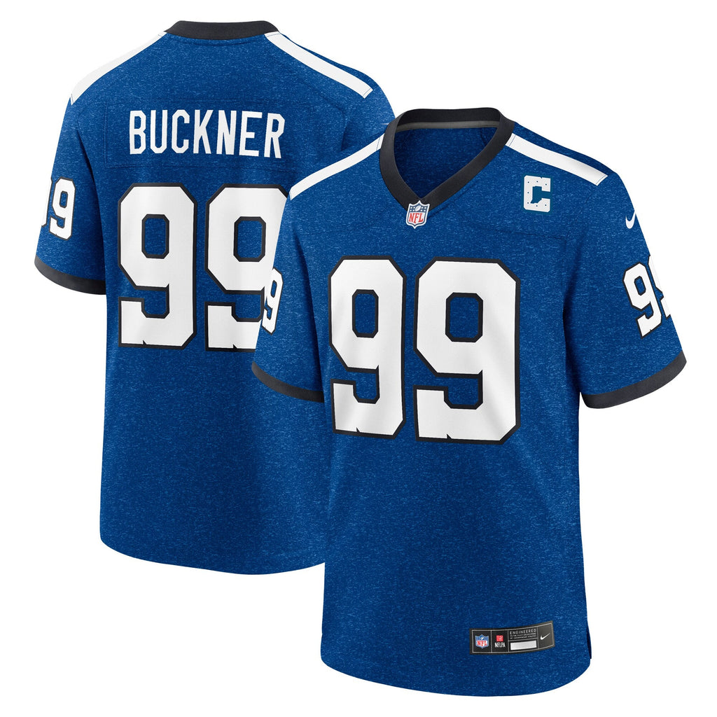 Indianapolis Colts DeForest Buckner Blue Alternate Game Jersey