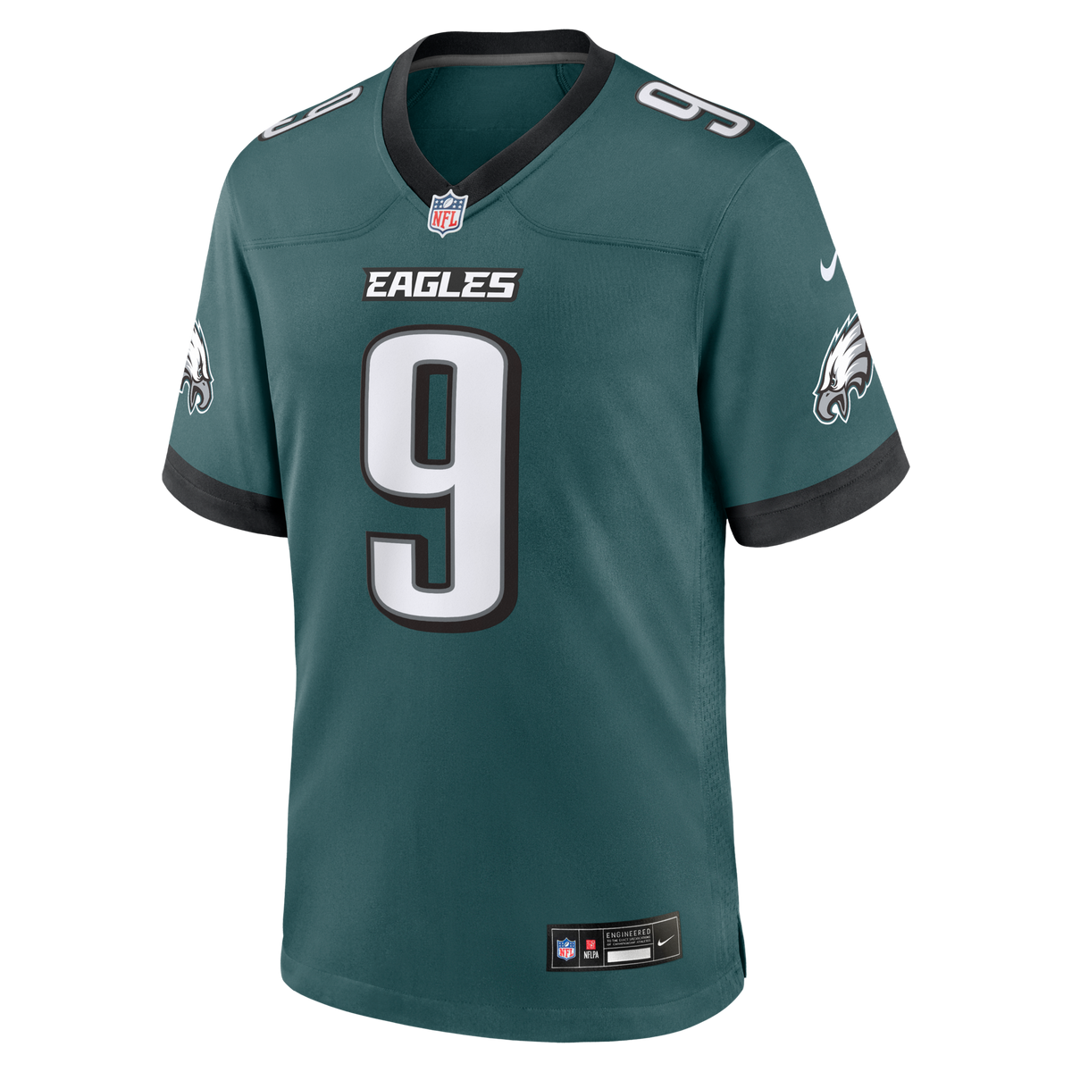 Philadelphia Eagles Makai Lemon Green 2026 NFL Draft First Round Pick No. 20 Team Game Jersey