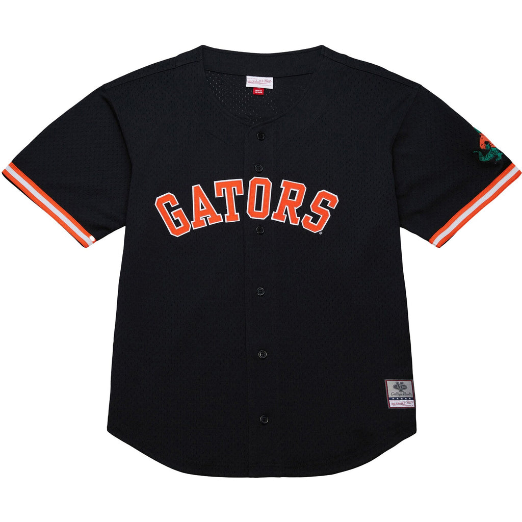 Florida Gators On The Clock Full-Button Fashion Jersey - Black