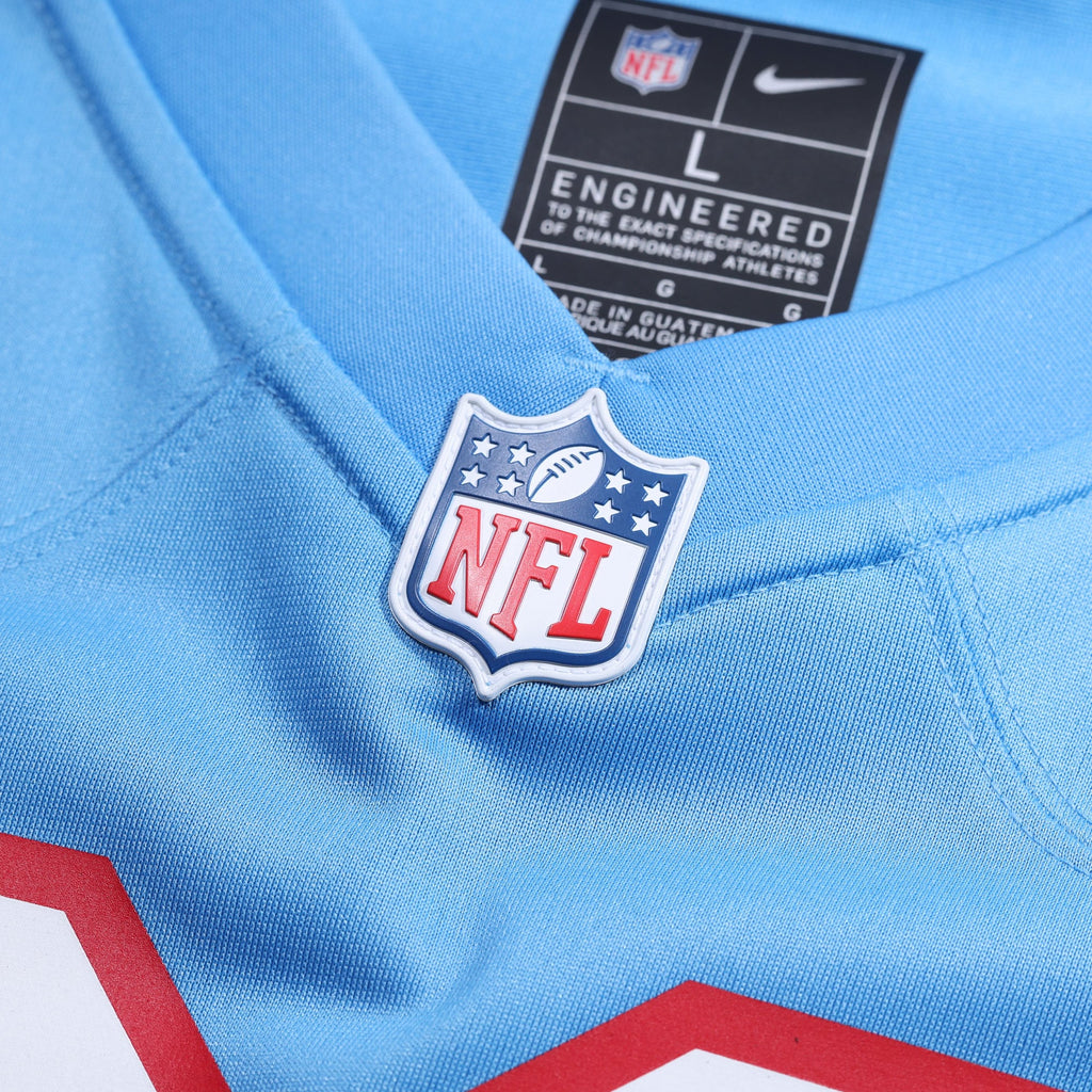 Tennessee Titans Warren Moon Light Blue Retired Player Alternate Game Jersey