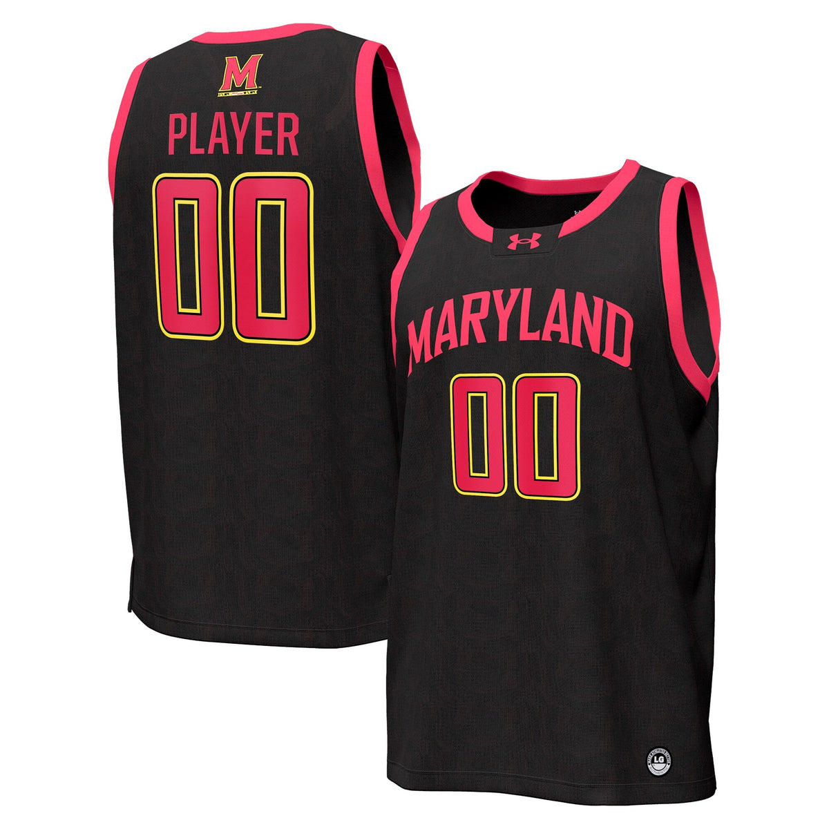 Maryland Terrapins NIL Pick-A-Player Basketball Replica Jersey - Black