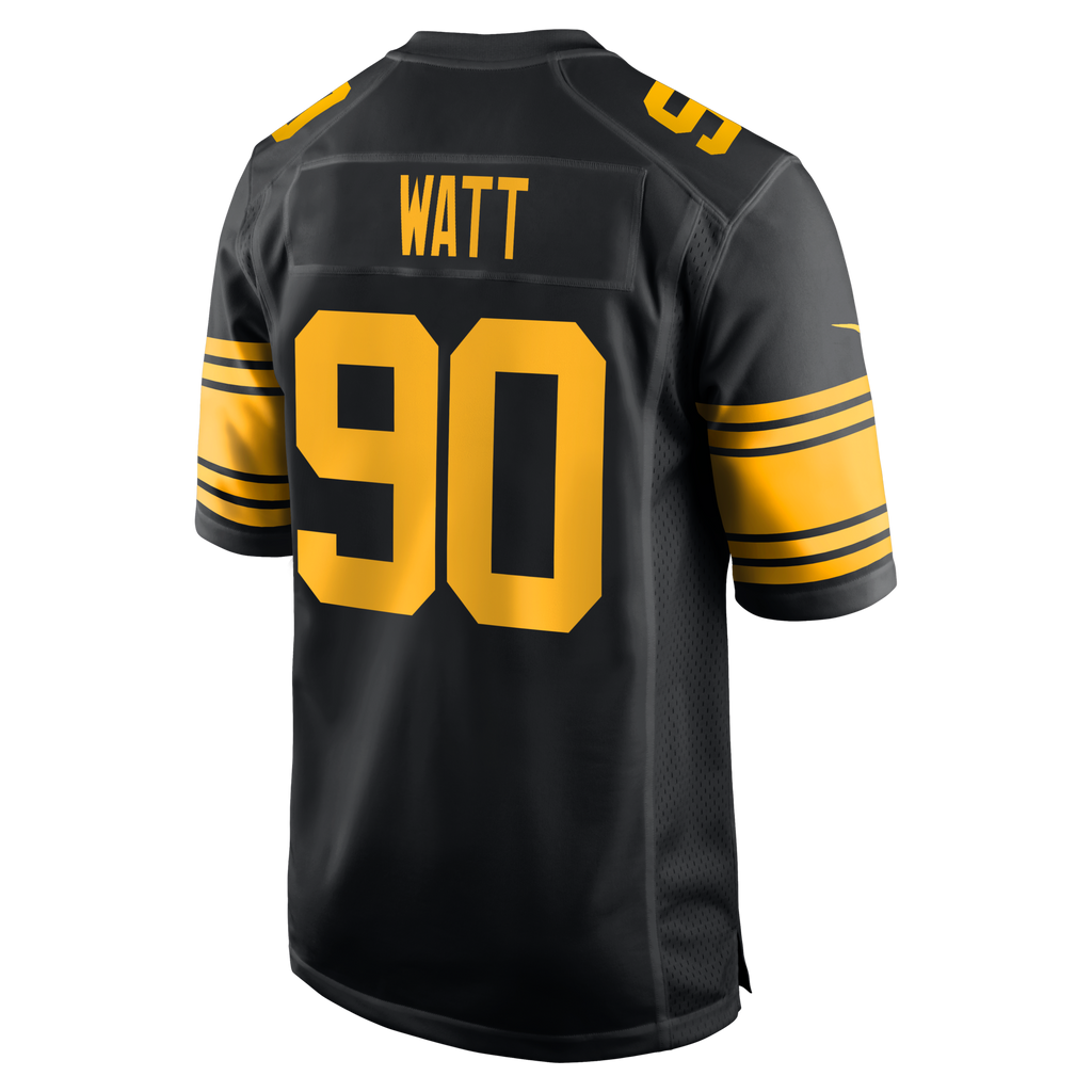 Pittsburgh Steelers T.J. Watt Black Alternate Game Jersey