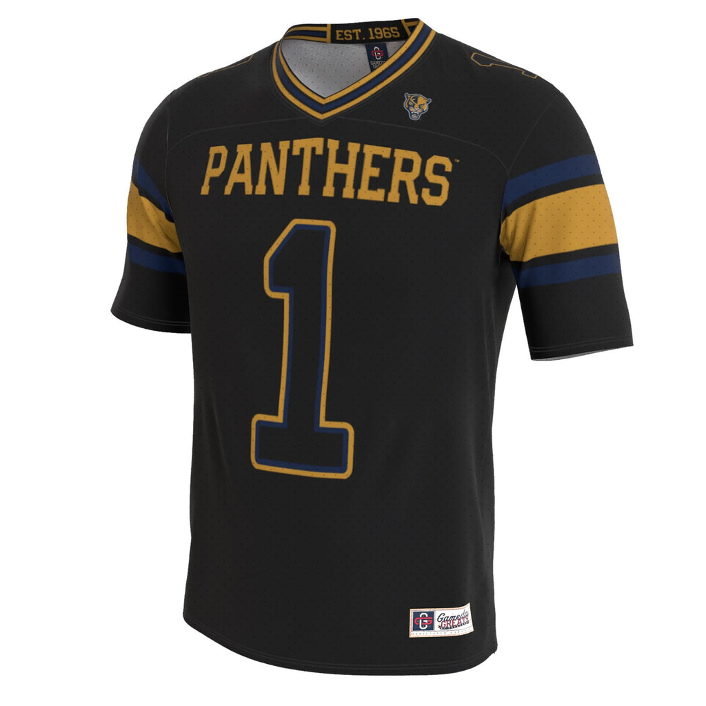 FIU Panthers Lightweight Collegiate Football Blackout Fashion Jersey