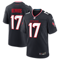 Houston Texans Braxton Berrios Navy Team Game Jersey