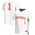 #1 Texas Longhorns Lightweight Baseball Jersey - White