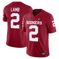 CeeDee Lamb Crimson Oklahoma Sooners Alumni Player Game Jersey