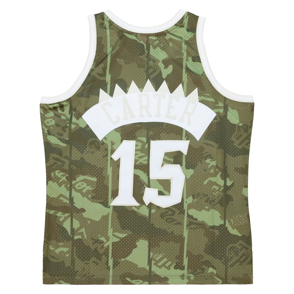 Toronto Raptors NBA Vince Carter 1998 Ghost Green Camo Swingman Jersey