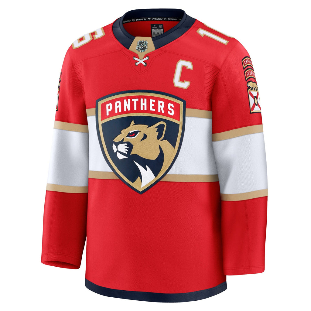 Florida Panthers Aleksander Barkov Red Home Premium Jersey