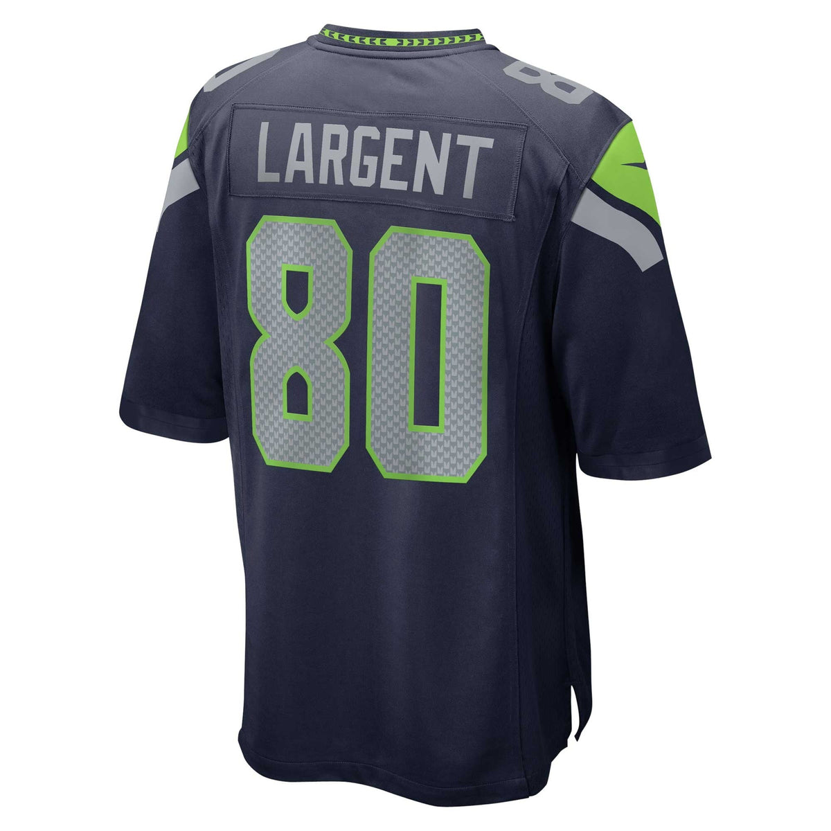 Seattle Seahawks Steve Largent College Navy Retired Player Game Jersey