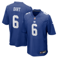 New York Giants Jaxson Dart Royal Team Game Jersey