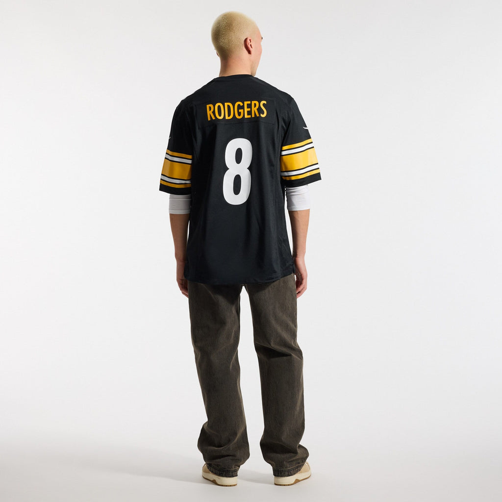 Pittsburgh Steelers Aaron Rodgers Black Game Jersey