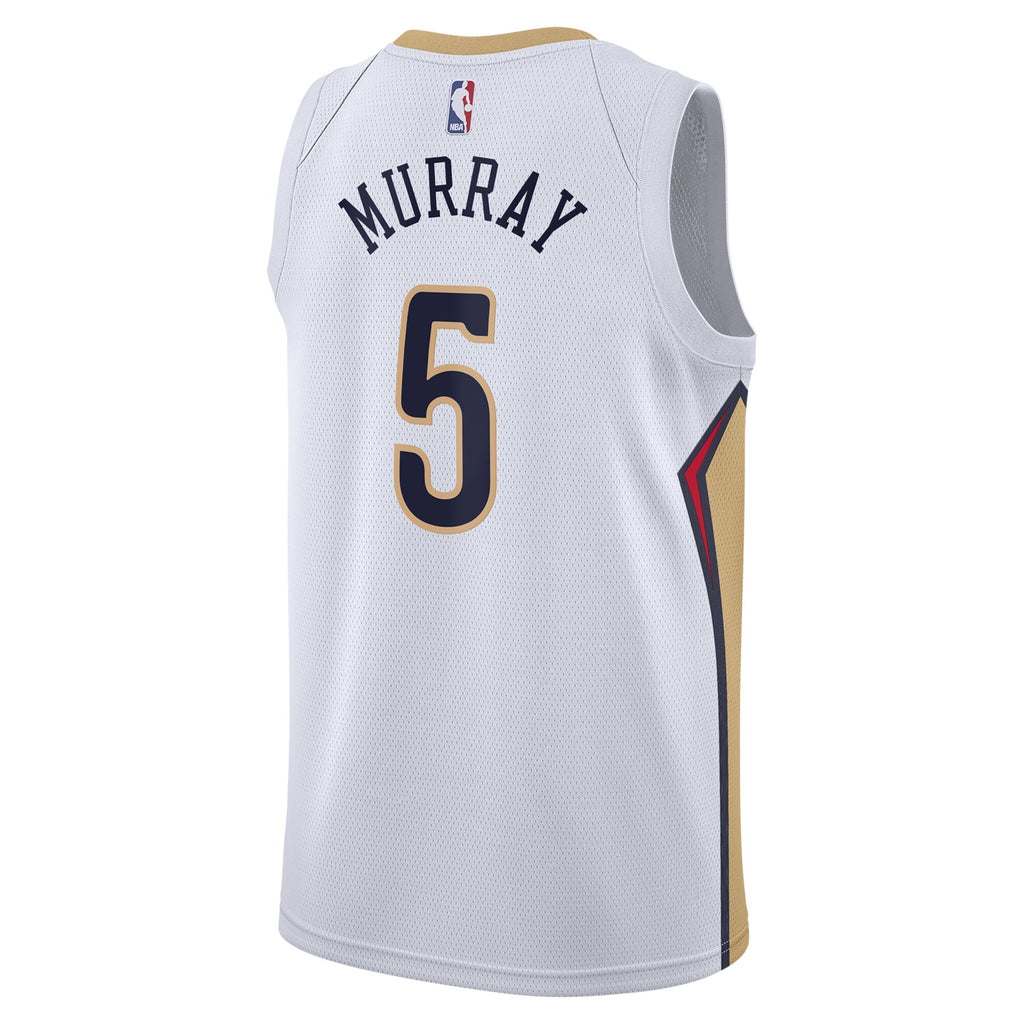 New Orleans Pelicans Association Edition Swingman Jersey - White - Dejounte Murray