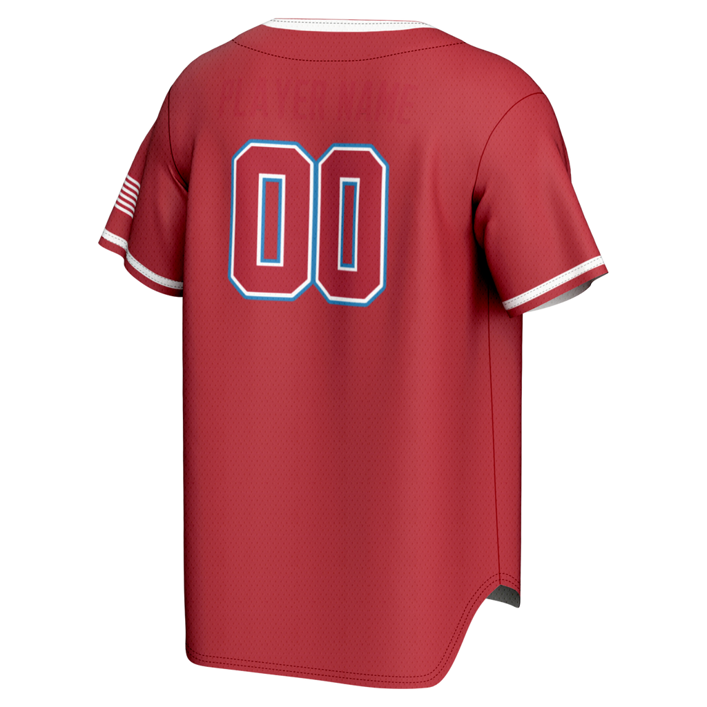 Loyola Marymount Lions NIL Pick-A-Player Lightweight Baseball Jersey - Red