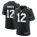 New York Jets Joe Namath Legacy Black Alternate Retired Player Game Jersey