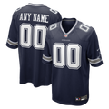Dallas Cowboys Navy Custom Game Jersey