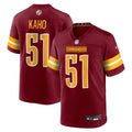 Washington Commanders Ale Kaho Burgundy Team Game Jersey
