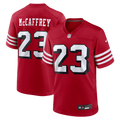 San Francisco 49ers Christian McCaffrey Scarlet Alternate Game Player Jersey