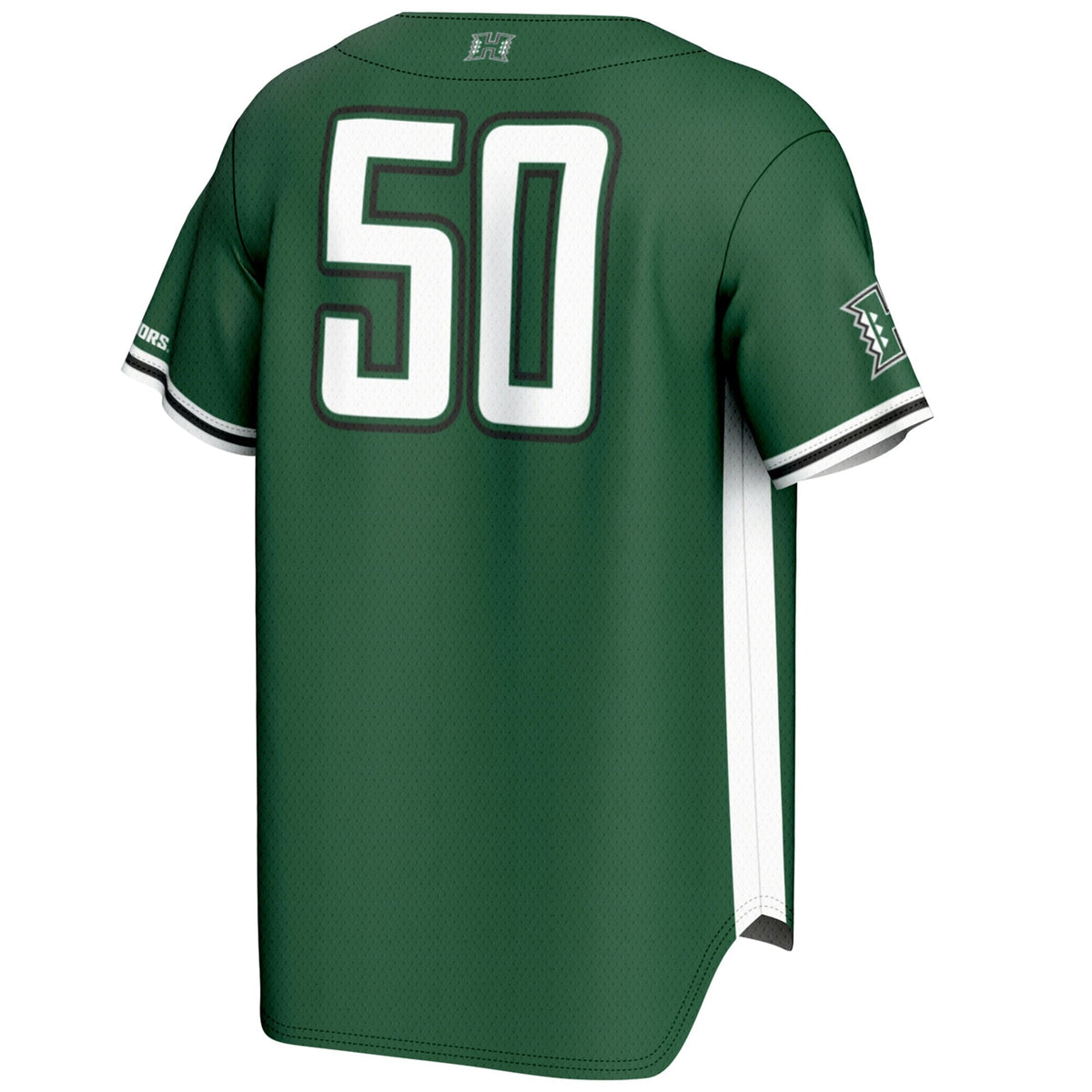 #1 Hawaii Rainbow Warriors Lightweight Baseball Jersey - Green