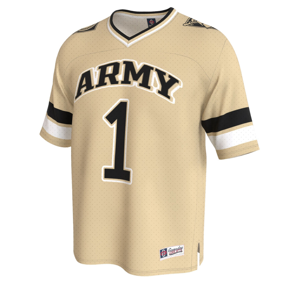 Army Black Knights Lightweight Collegiate Football Fashion Jersey - Gold