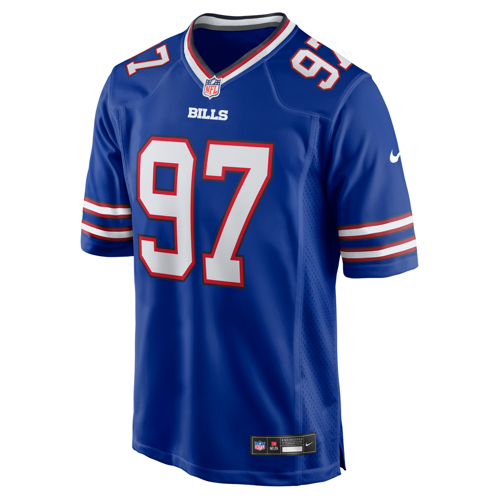 Buffalo Bills Zion Logue Royal Team Game Jersey