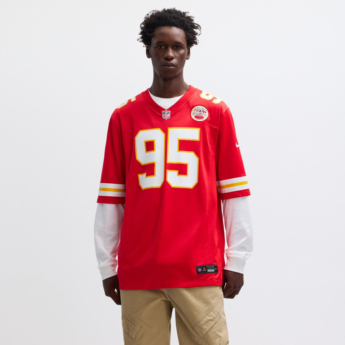 Kansas City Chiefs Chris Jones Red Game Jersey