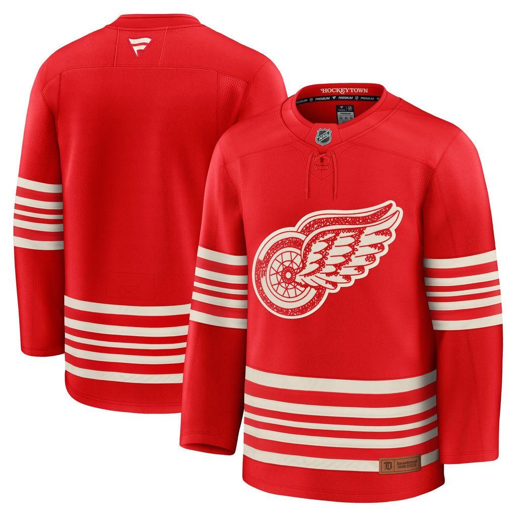 Detroit Red Wings Red Centennial Premium Jersey