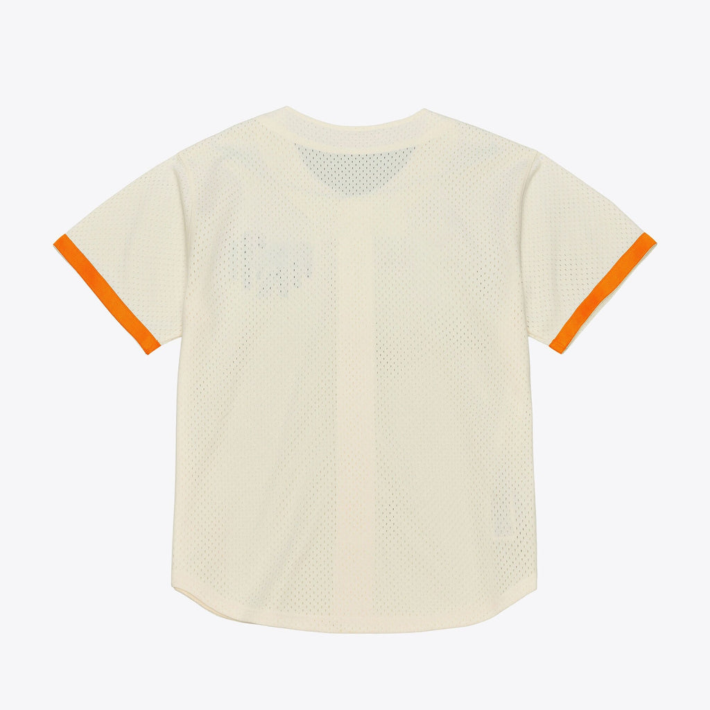 Tennessee Volunteers Mesh Button-Up Batting Practice Baseball Jersey - Cream