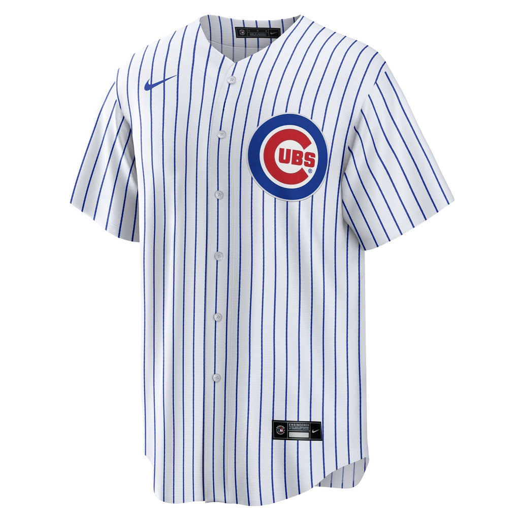 Chicago Cubs Dansby Swanson White Replica Player Jersey