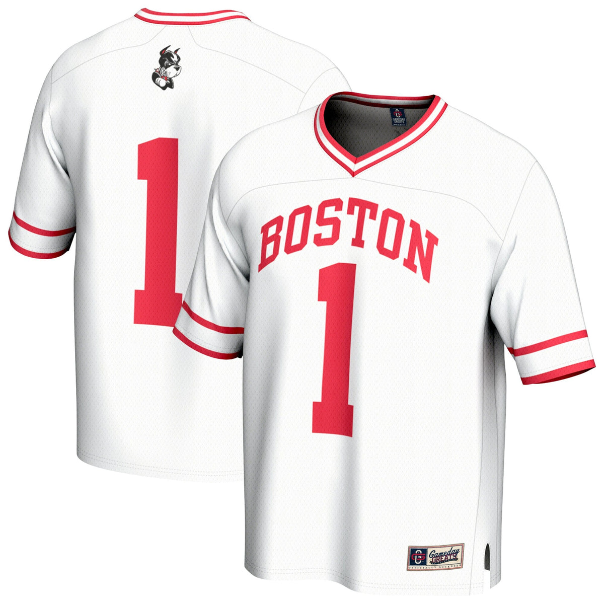 Boston University Lightweight Collegiate Lacrosse Fashion Jersey - White