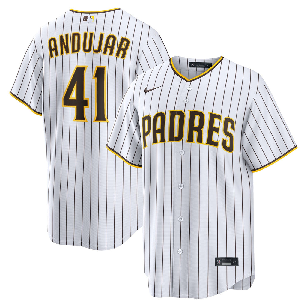 San Diego Padres Miguel Andujar White Home Replica Jersey