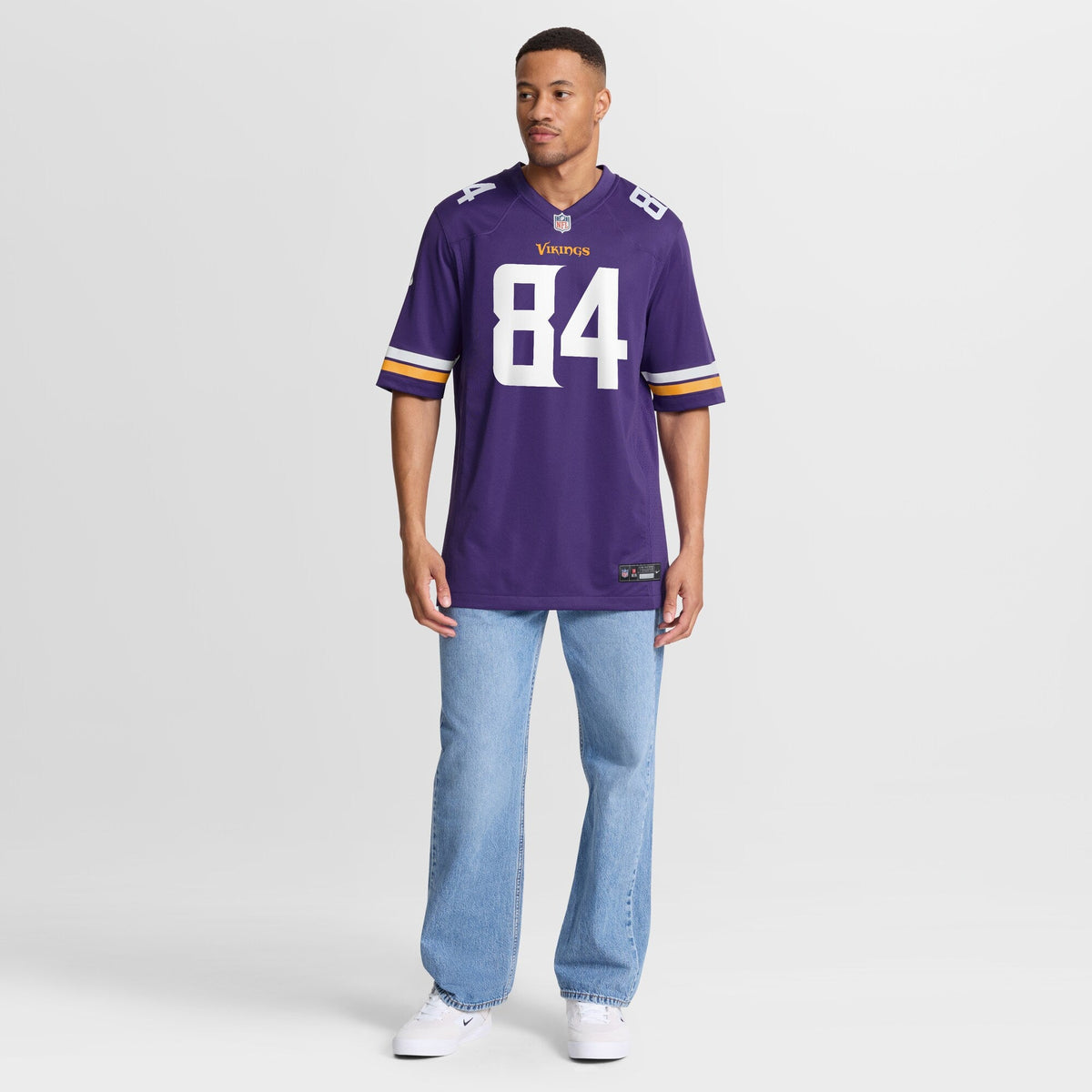 Minnesota Vikings Randy Moss Purple Game Retired Player Jersey
