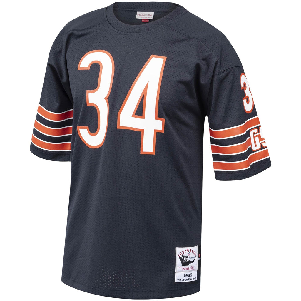 Chicago Bears 1985 Walter Payton Navy Authentic Throwback Retired Player Jersey